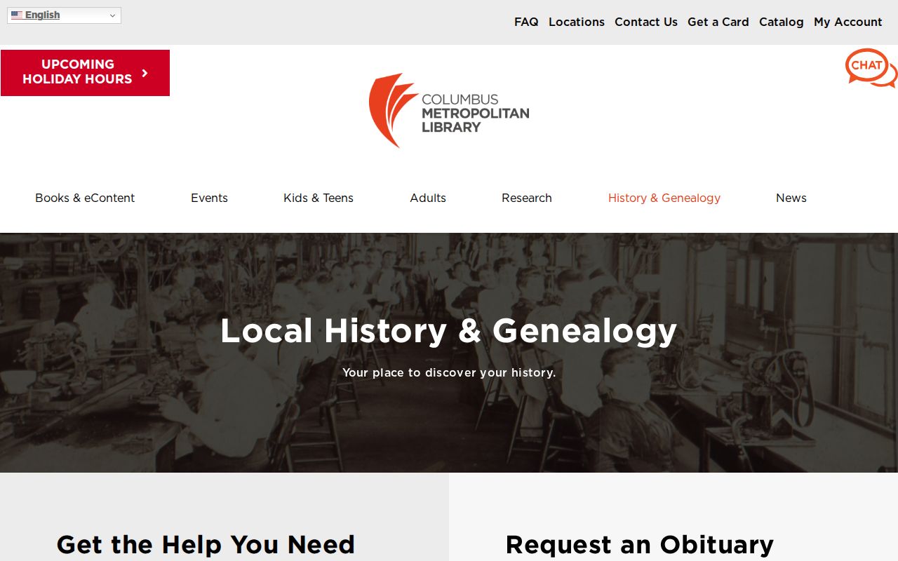 Washington Township historical directory research at Columbus Metropolitan Library Local History and Genealogy