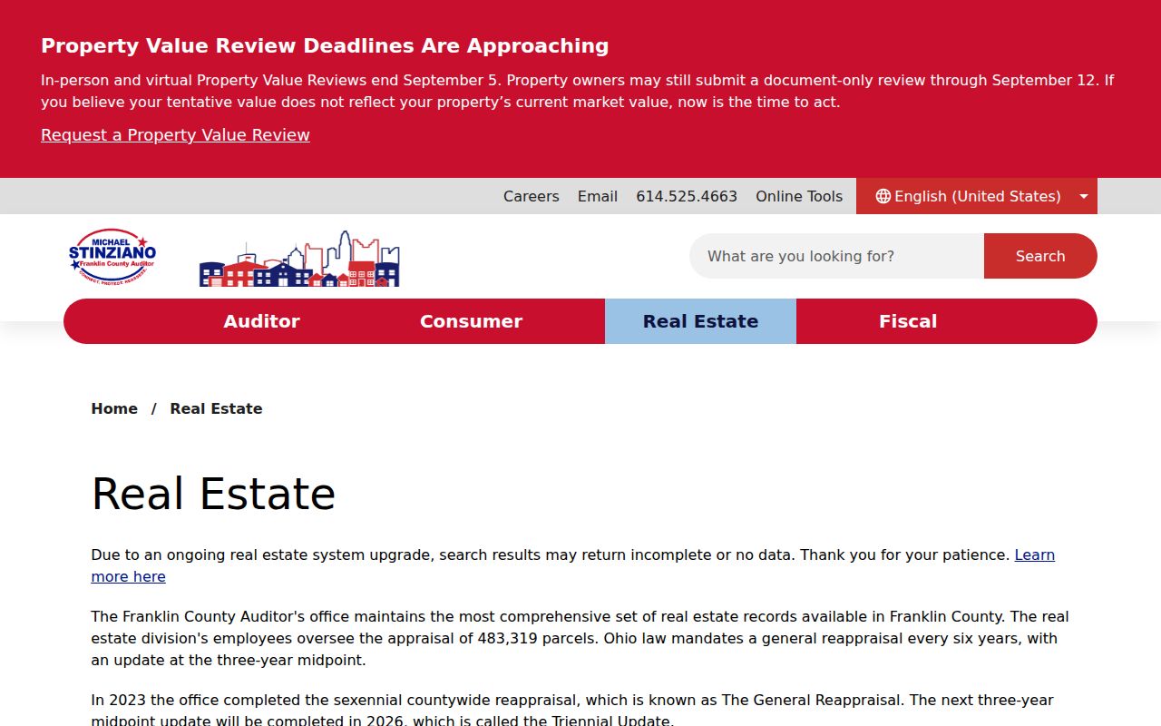 Washington Township ZIP code directory Auditor real estate search overview
